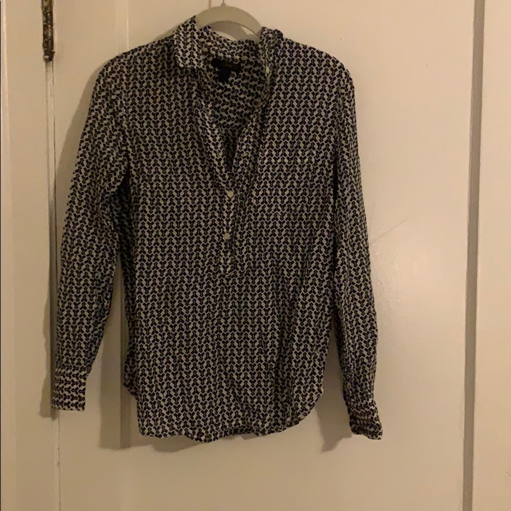 J. Crew Patterned Button Down - image 1